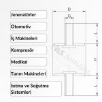 A2001702047 Çift Vidalı Takoz