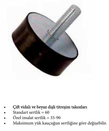 200x170C Tipi Titreşim Takozu